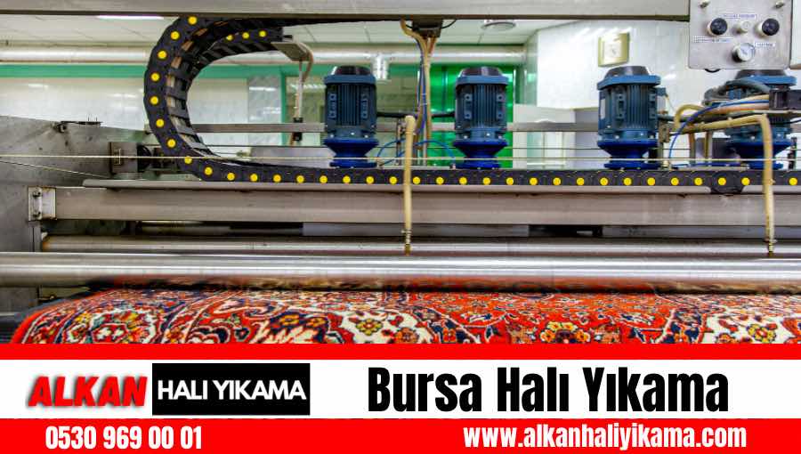 Bursa halı yıkama hizmeti ile temizlenen halı örneği